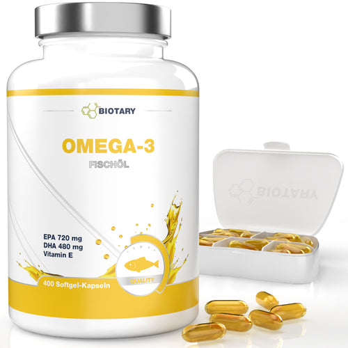 Olej rybi omega-3 – 400 kapsułek