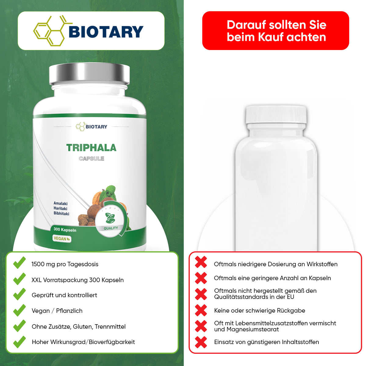 Triphala 300 Kapseln