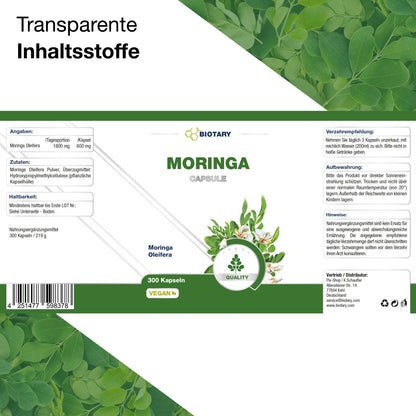 Moringa Oleifera – 300 capsule