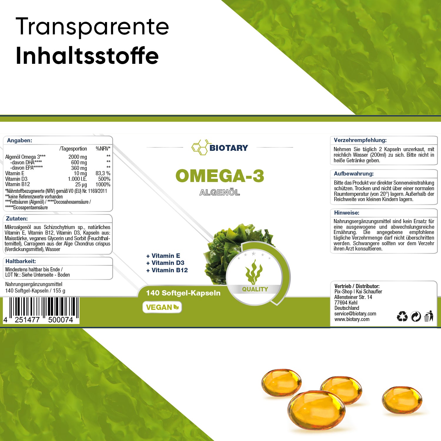 Omega-3 – 140 capsule softgel