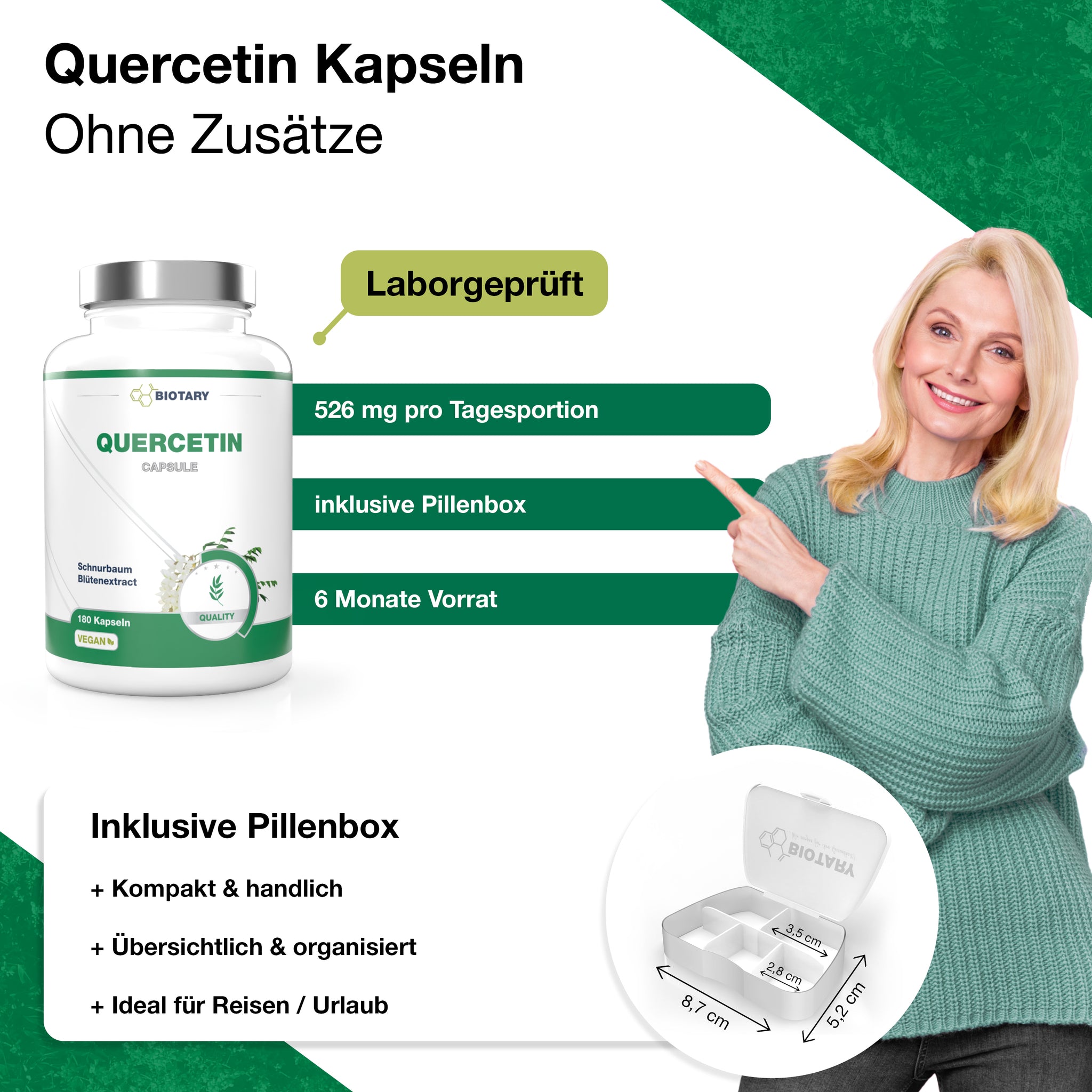 Kwercetyna – 180 kapsułek