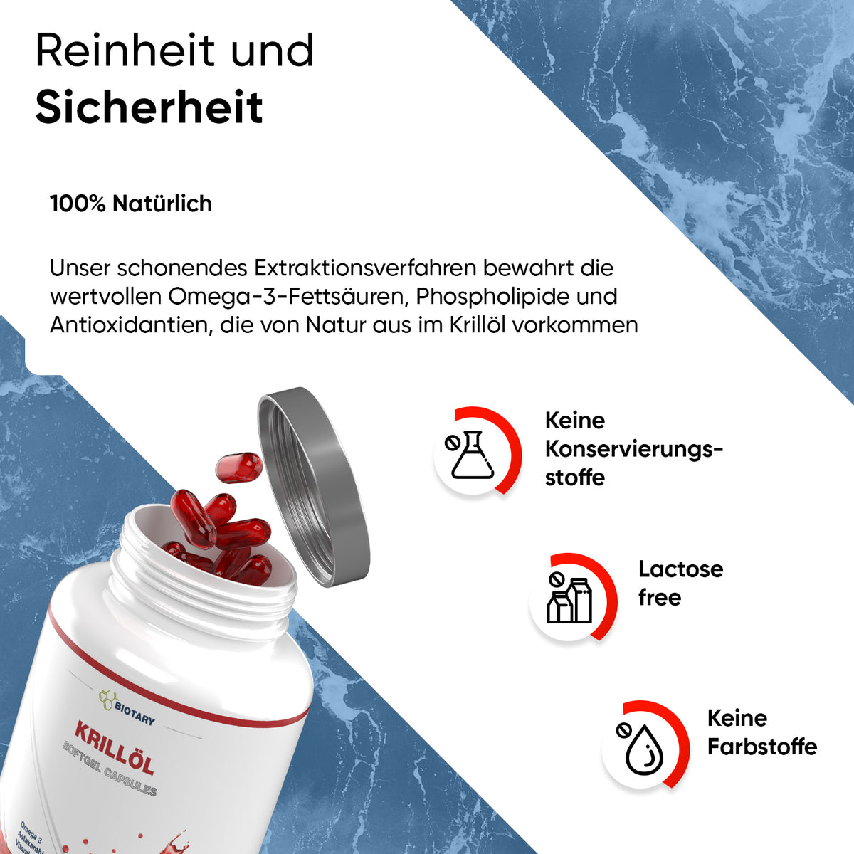 Aceite de krill, 200 cápsulas blandas