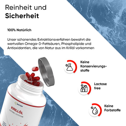 Aceite de krill, 200 cápsulas blandas