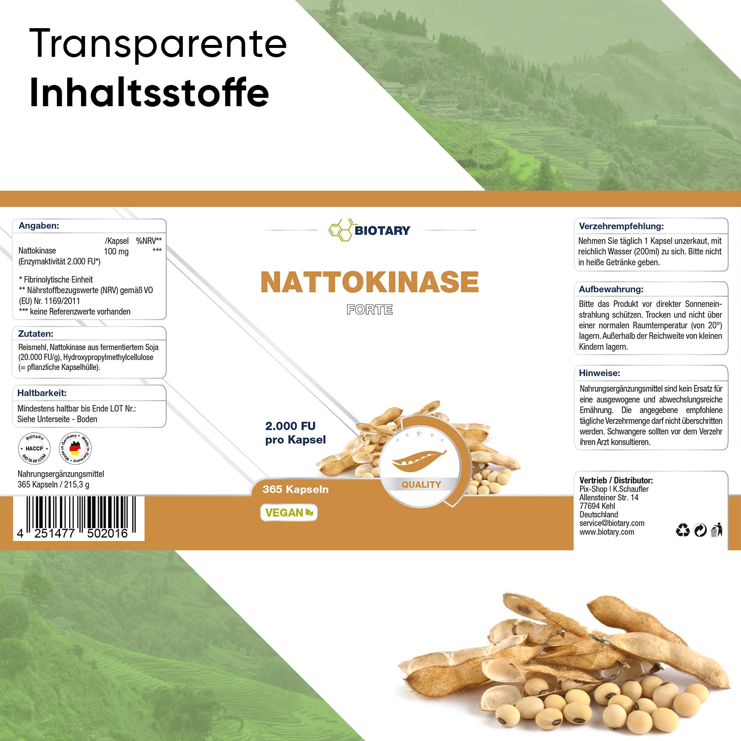 Nattokinasi – 365 capsule