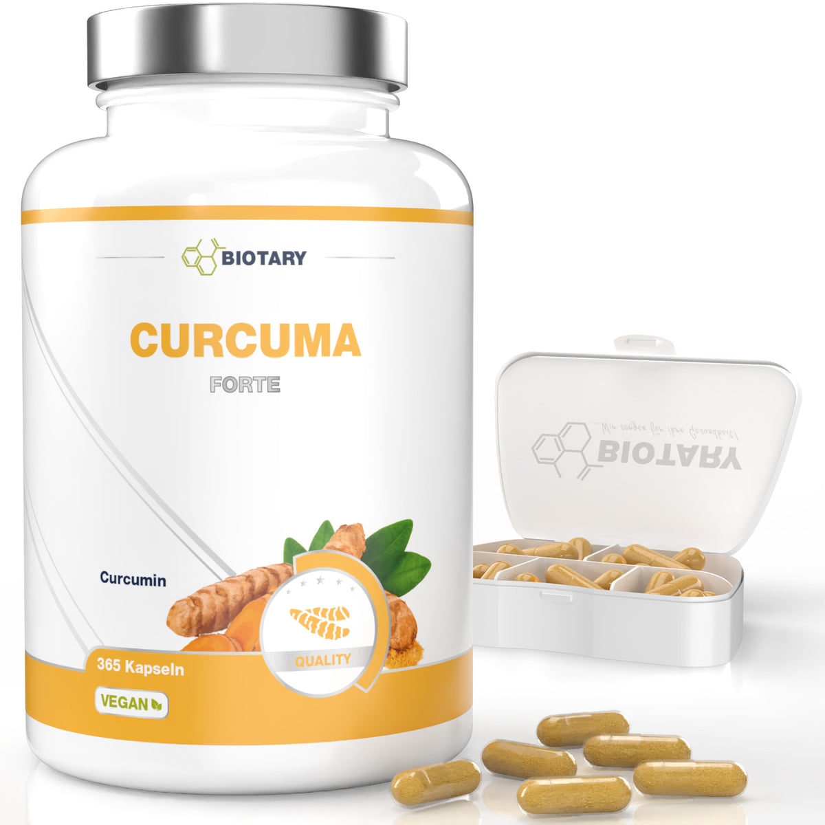 365 capsule di curcuma forte