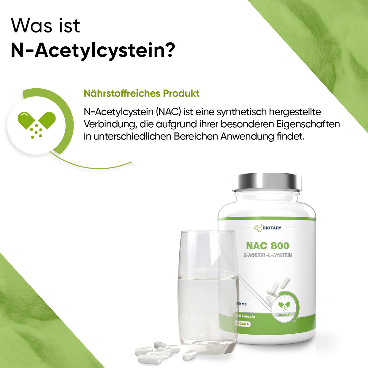 NAC (N-acetylo-L-cysteina) – 240 kapsułek