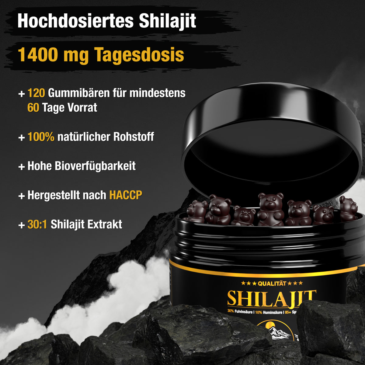 Shilajit 120 Gummibären