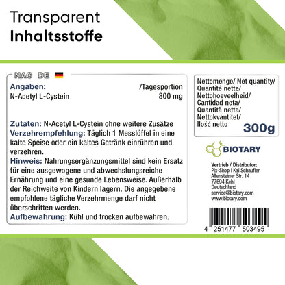 NAC in polvere 300 g