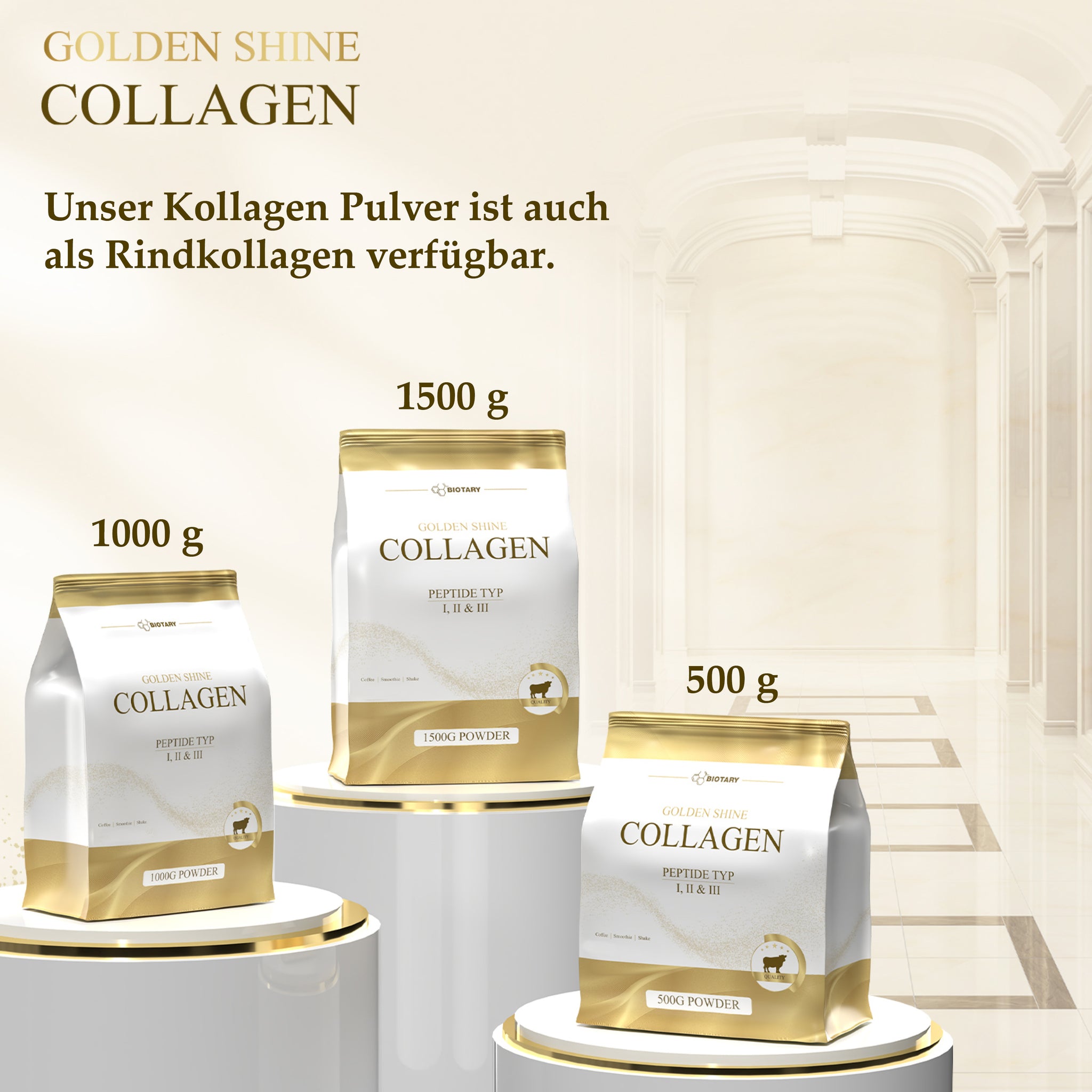 Polvere di collagene marino 600g