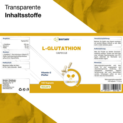 L-glutatione – 160 capsule