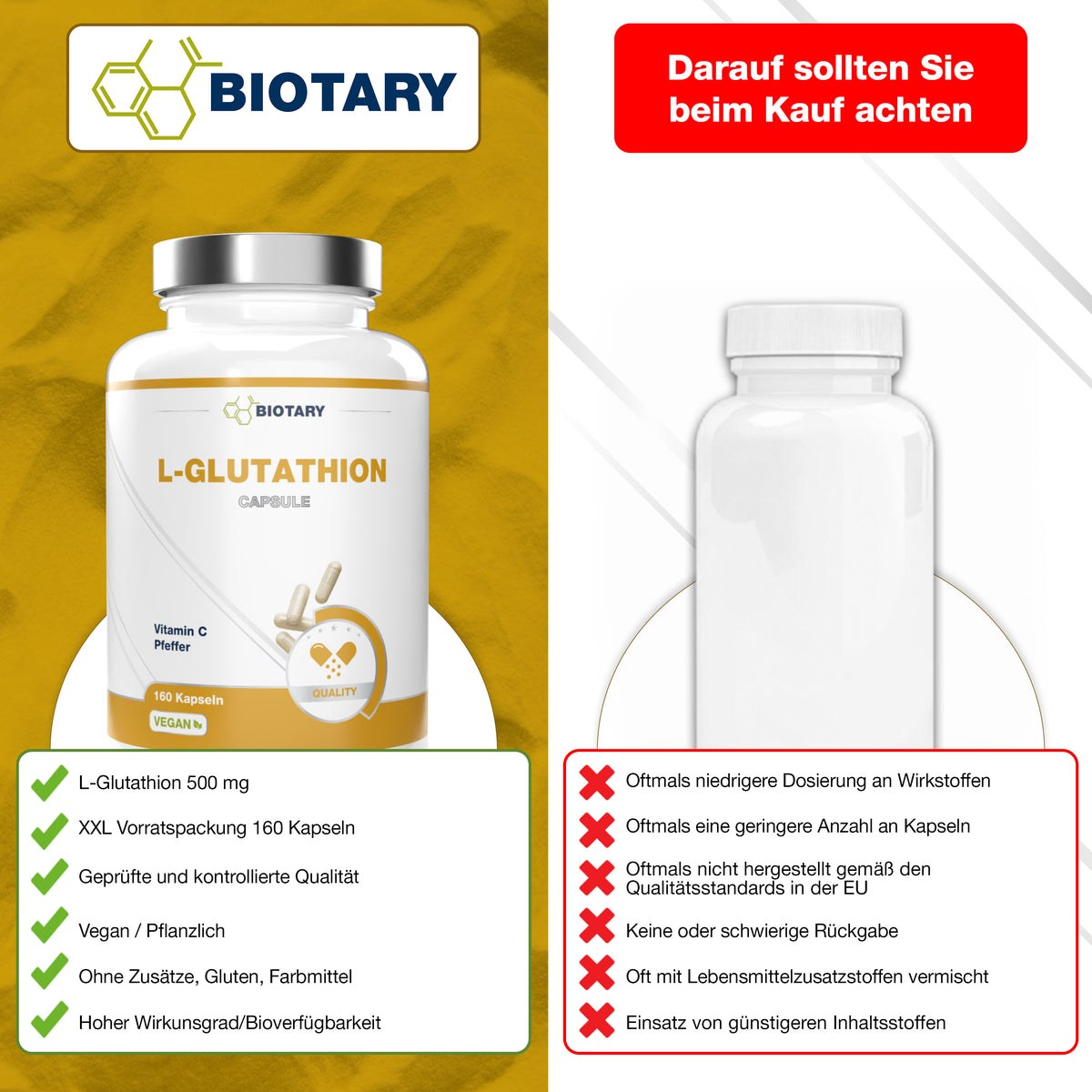 L-glutatione – 160 capsule
