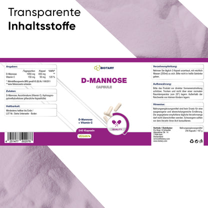 D-Mannose 240 Kapseln