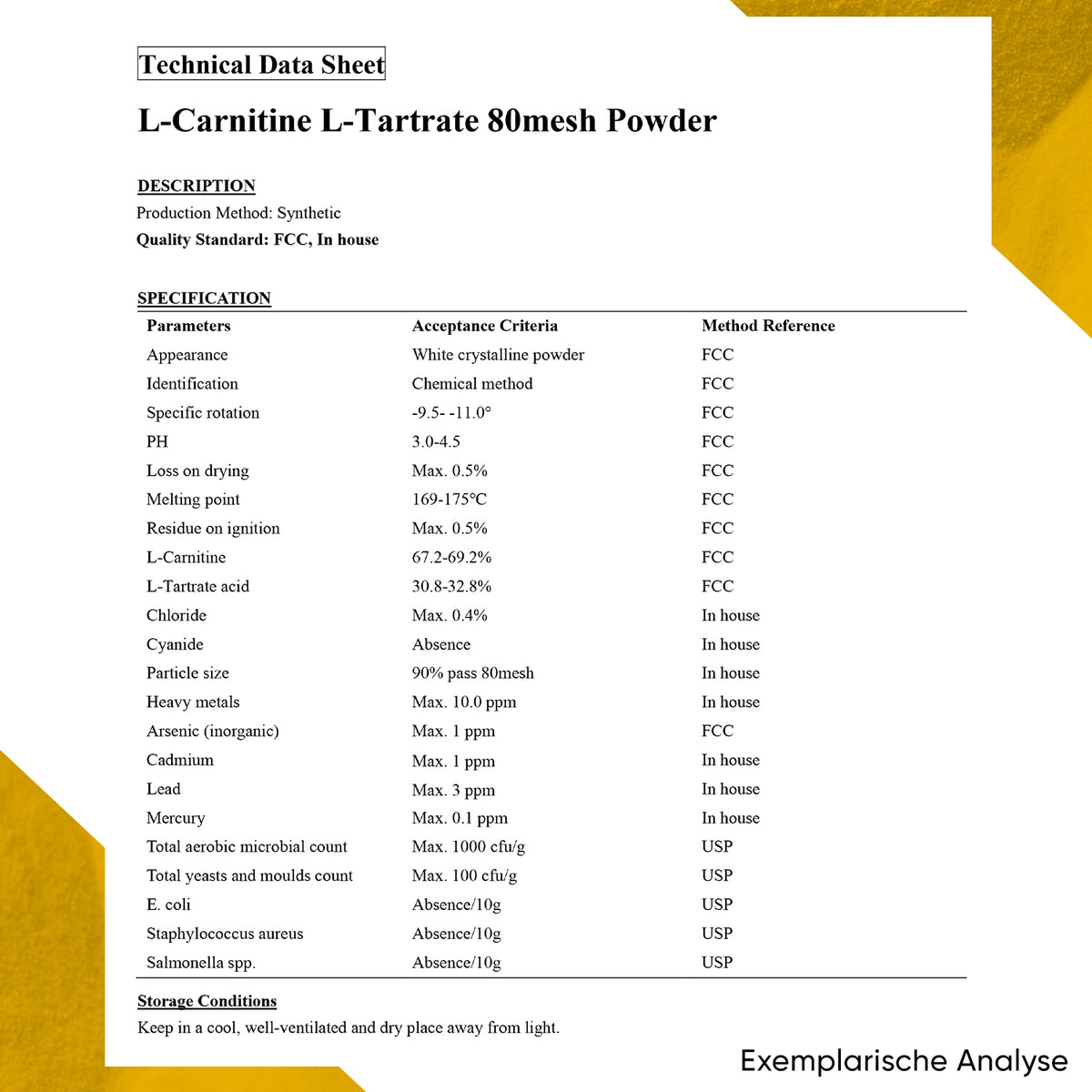 L-carnitina pura 400 g