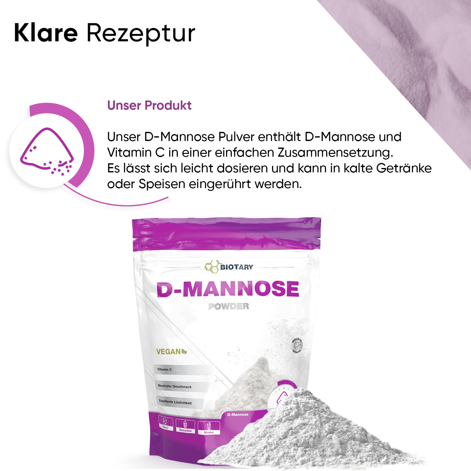 D-mannospulver 2000 mg