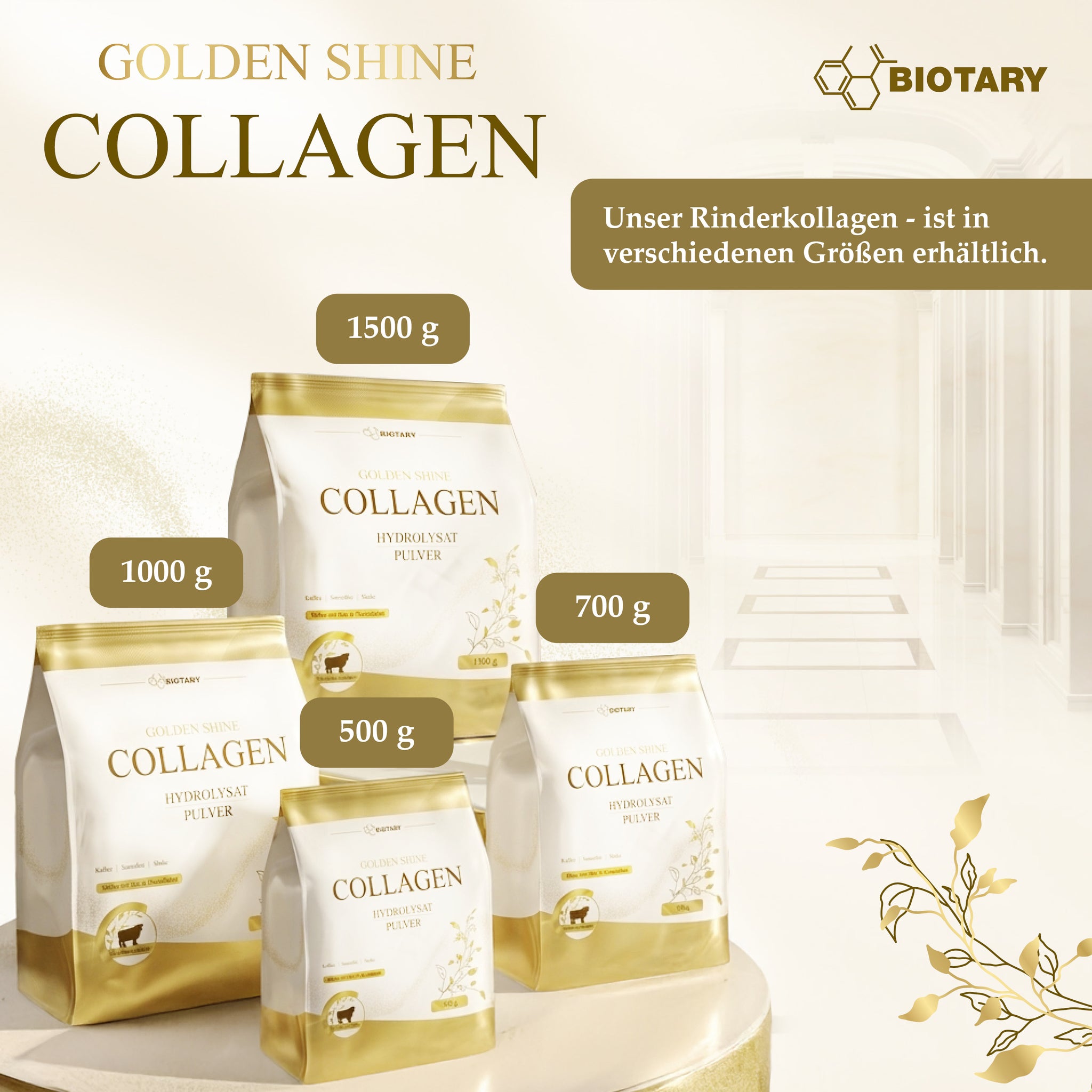 Collagen Hydrolysat mit Vitamin C 1500g