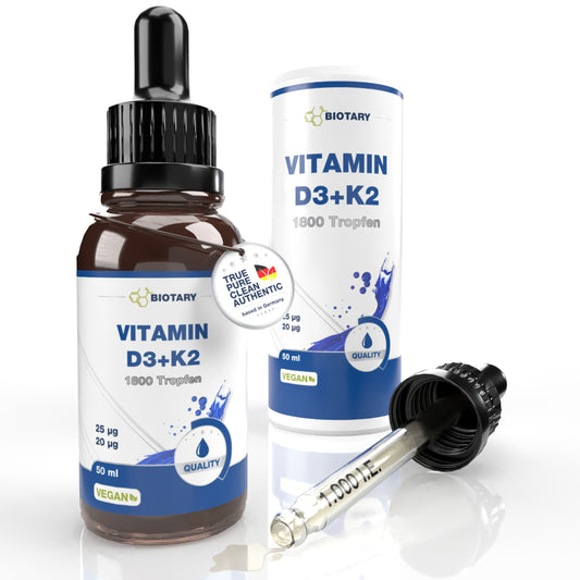 Vitamina D3 e K2 in gocce – 1800 gocce / 50 ml