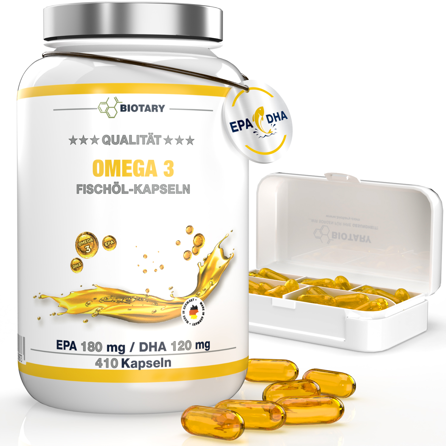 Omega 3 Fischöl Dose