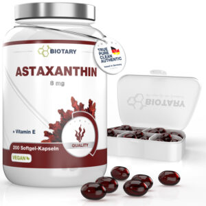 Astaxantahin 200 Softgel Kapsel á 8 mg