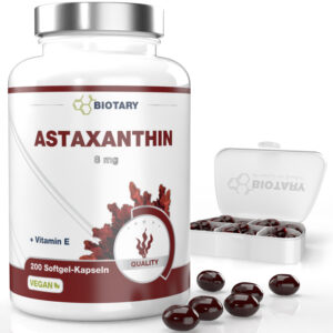 Astaxantahin 200 Softgel Kapsel á 8 mg